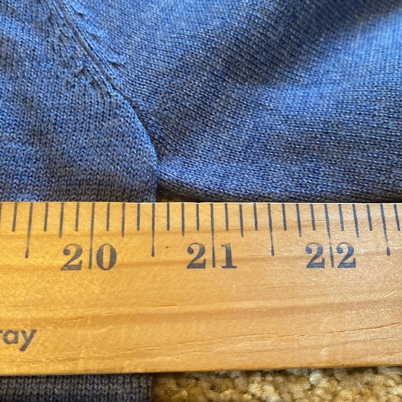 ORVIS Merino Wool 1/4 Zip Sweater Blue Size SMALL - Picture 10 of 11